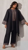 Tew Roman Silk Fabric Fancy Kurti With Bottom Wholesale Clothing Distributors In India